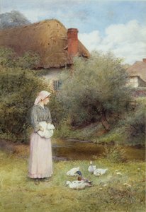 De Eenden Voeren door Charles Edward Wilson